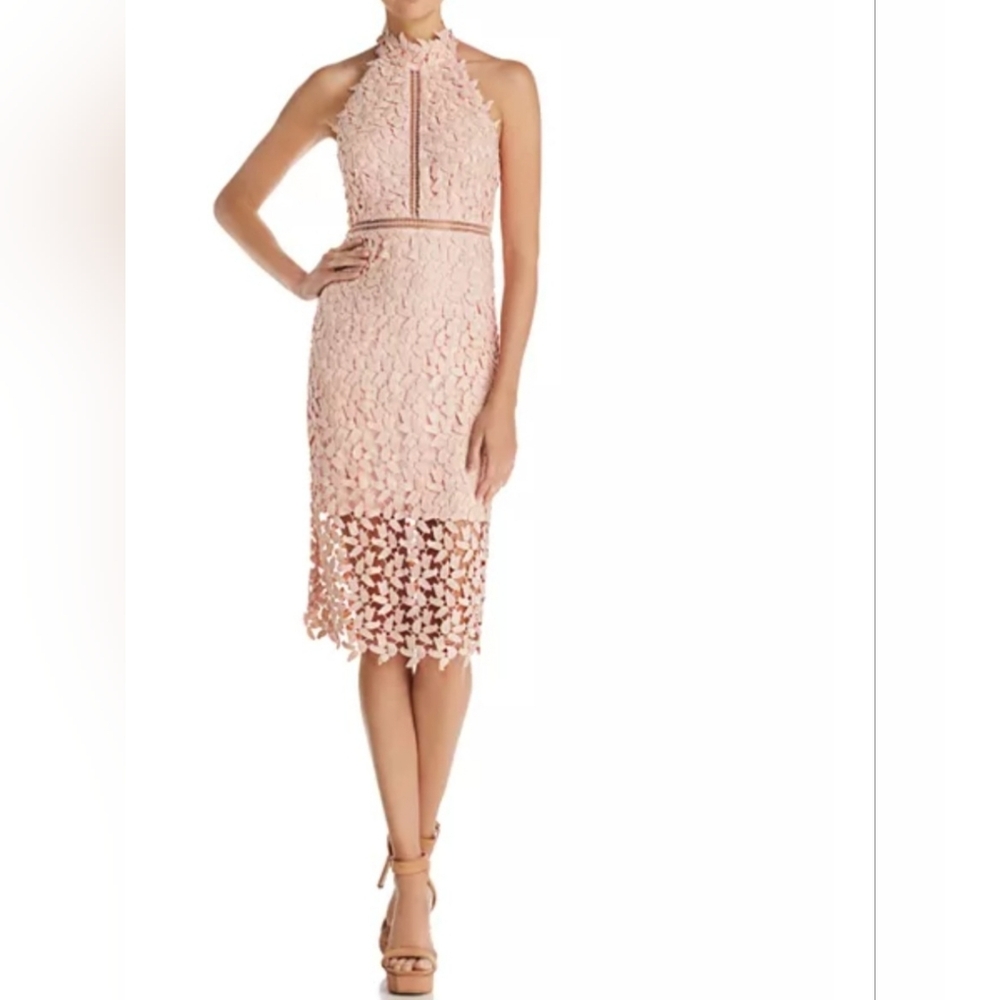 Bardot Sleeveless Lace Sheath Dress | SIZE 6